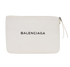 Balenciaga Everyday Pouch, &pound;190, Accessories, White, Leather, Front view